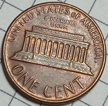 США 1 цент 1977 D, фото №3