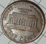 США 1 цент 1987 D, фото №3