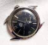 Німецький механічний годинник Ruhla-UMF з нержавіючої сталі 15 коштовностей, фото №3