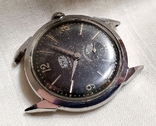 Німецький механічний годинник Ruhla-UMF з нержавіючої сталі 15 коштовностей, фото №4
