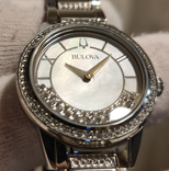 Жіночий годинник Bulova 96L257 Crystal Mother of Pearl Dial Ladies новий, фото №11