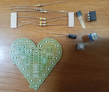 Електронний конструктор DIY Kit "Серце", фото №2