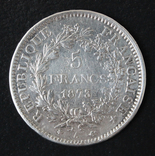 5 франков 1873(А), фото №3