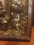 Икона Николая Чудотворца.Киот.ф-т.35.5х34см., фото №5