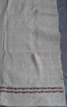 Скатертина 147х86см, тканий візерунок і вишивка хрестиком., фото №6