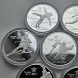 20 долларов Канада Олимпийские игры в Калгари набор 10 монет полный набор, фото №4