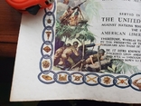 Памятный сертификат США WW2 1945, фото №5