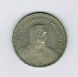 Швейцария 5 франков 1995, фото №2