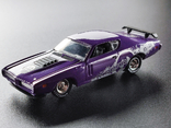 1971 Dodge Charger Custom. M2 Machines (1:64). #1961, фото №3