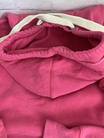 Жіноче худи рожевий однотонний з кишенями, бавовна, трикотаж, утепленний, толстовка., photo number 4
