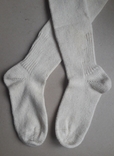 Шкарпетки високі натуральна вовна, h 55 см., не використовувались, фото №3