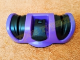 Точилка для ножей на присоске крупнозернистый и мелкозернистый абразив фиолетовая, фото №3