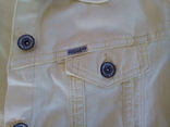 Жіноча джинсова літня куртка, колір лимона., фото №8