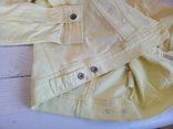 Жіноча джинсова літня куртка, колір лимона., фото №9