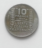 Франция 1949 год 10 франков, фото №2