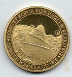 Медаль настольная. курган тадеуша Костюшко. Польша, фото №3
