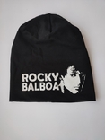 Чорна шапка унісекс Rocky Balboa бренд Beechfield original, numer zdjęcia 8