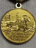 Медаль За освоєння цілинних земель, фото №5