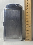 3. Бензиновая зажигалка Mosda Streamline Lighter Case с встроенным портсигаром. Англия, фото №6