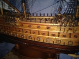 Інтер'єрний дерев'яний корабель парусний, фото №2