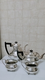 Винтажный чайный сервиз Viners of Sheffield England посеребрение 4 предмета, фото №12