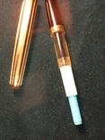 Ручка з золотим пером, поз.корпус, знак якості, фото №3