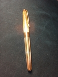 Ручка з золотим пером, поз.корпус, знак якості, фото №7