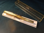 Ручка з золотим пером, поз.корпус, знак якості, фото №8