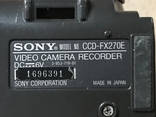 Ретро видеокамера Soni CCD-FX 270E, фото №10