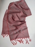 Бангалорський шовковий шарф, узор пейслі, фото №8