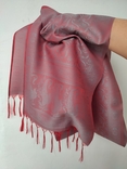 Бангалорський шовковий шарф, узор пейслі, фото №9