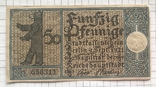 50 пфеннигов 1921 года Нотгельд Германия 18, фото №2