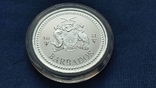 1 доллар 2021 Барбадос Трезуб серебро 999, 1 унция, KM#146, фото №5