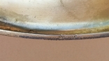 Вогнутый квадратный портсигар, серебро, 99 грамм, Германия, фото №8