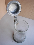 Кухоль пивний, травлене скло, олово, післявоєнна Німеччина, фото №6