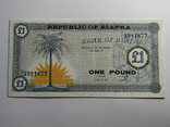 1 фунт 1967 Біафра, фото №2