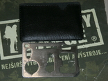 Мультитул кредитка карта виживальщика 11в1 в чехлі, photo number 3