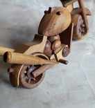 Деревянный мотоцикл, фото №3
