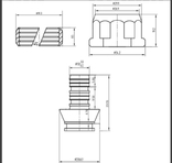 Евроконус SD Forte 16х2 мм, 3/4", фото №3