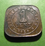 Стрейтс Сетелментс 1 цент 1920, фото №5