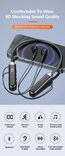 Наушники с магнитным шейным ремешком, беспроводные наушники Bluetooth 5.2, фото №3