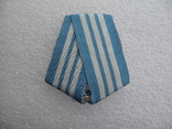Колодка із алюмінію, одношарова зі стрічкою до медалі Нахімова., фото №2