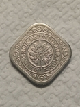 5 центів 1943р. Мідь-цинк-нікель. Королева Вільгельміна. Кюрасао., фото №3