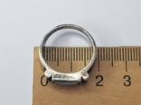 Кольцо серебро 925 пр. 4,6 гр. Размер 19, фото №9