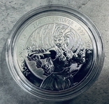 Інвестиційна монета Фея Морґана Morgan le Fay, 2024, 1 унція срібло 999, фото №2