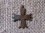 Крестик Византийского образца мал. с эмалью, фото №3