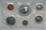 Юбилейный набор 1967 г. 100-летие Конфедерации Канада, в банк. запайке, 4 монеты - серебро, фото №2