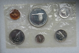 Юбилейный набор 1967 г. 100-летие Конфедерации Канада, в банк. запайке, 4 монеты - серебро, фото №5