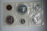 Юбилейный набор 1967 г. 100-летие Конфедерации Канада, в банк. запайке, 4 монеты - серебро, фото №6