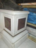 Часы старинные каминные Жозефина подарки Наполеона бронза мрамор механика Франция, фото №6